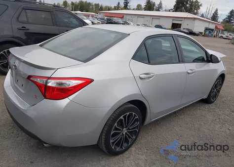2014 Toyota Corolla S Plus из США, поврежденный, VIN 2T1BURHE5EC125915